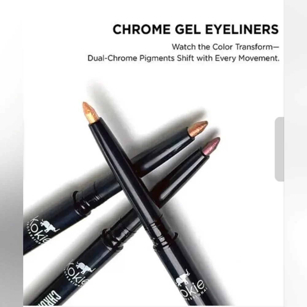 Kokie Professional Chrome Gel Eyeliner Electra (Shimmering Peach)